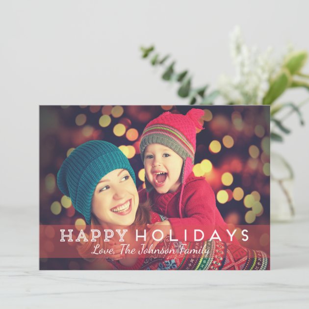 Happy Holidays Photo Card
