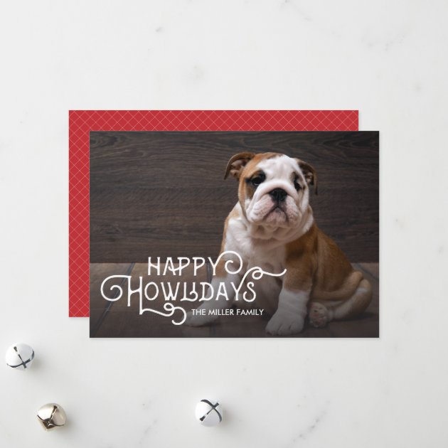 Happy Howlidays | Pet Holiday Photo Card