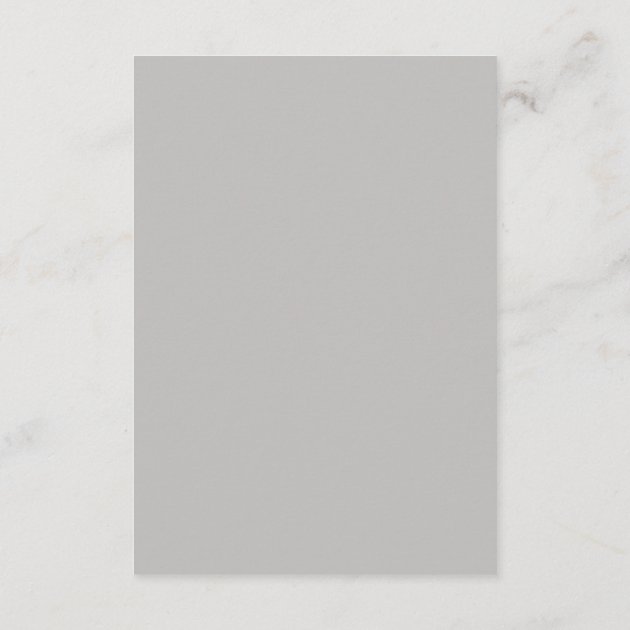 Stylish Soft Gray Wedding Reception Enclosure Card
