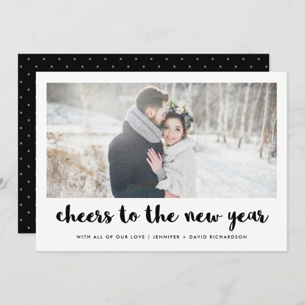 Cheers To The New Year | Photo Holiday Card