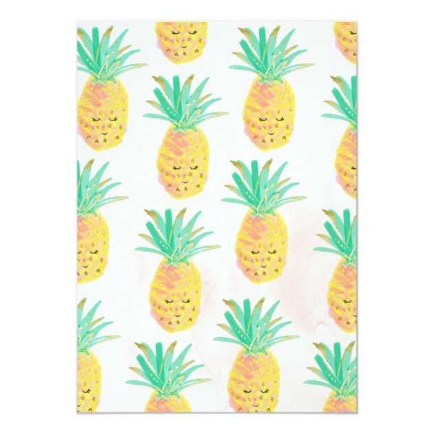 Party Like A Pineapple Birthday Invitation