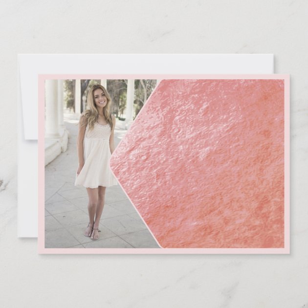 Elegant Photo Graduation Thank You Card