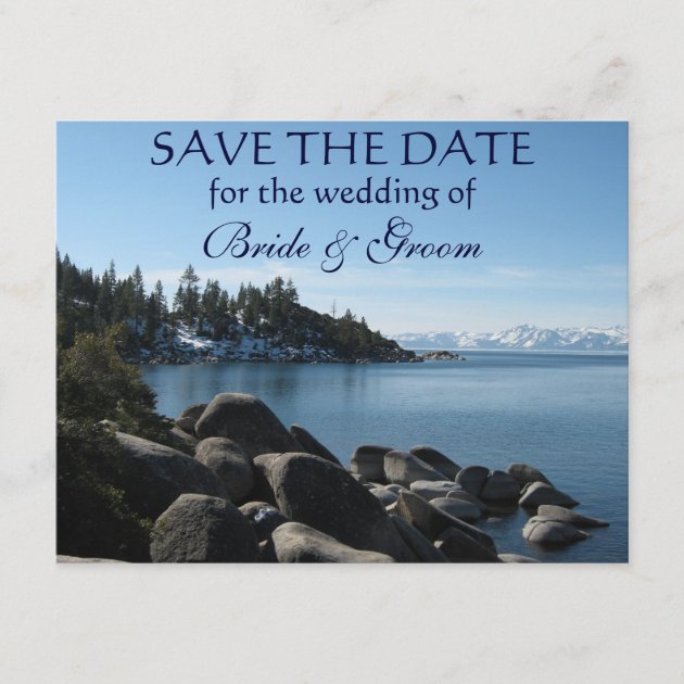 Lake Tahoe Save-the-Date Save The Date