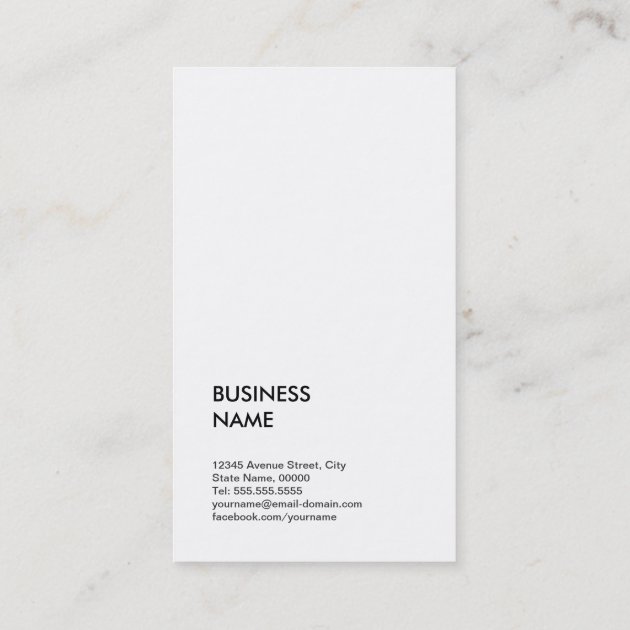 Merchandise Photographer - Chic Elegant Photo Business Card (back side)