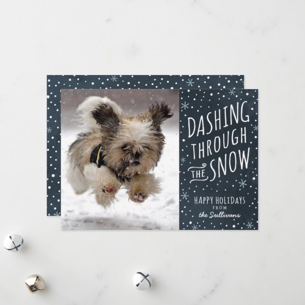 Dashing Through The Snow Holiday Pet Invitation