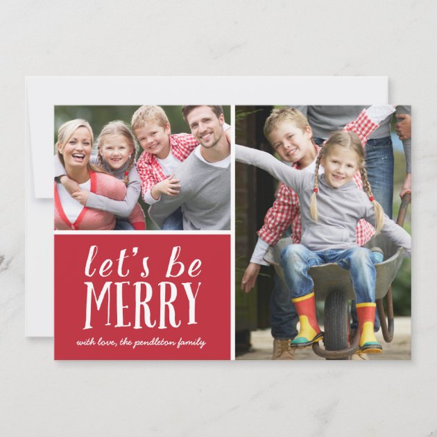 Be Merry | Holiday Photo Card