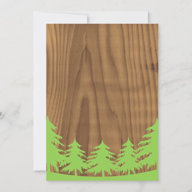 Save The Date Forest Wedding Cards