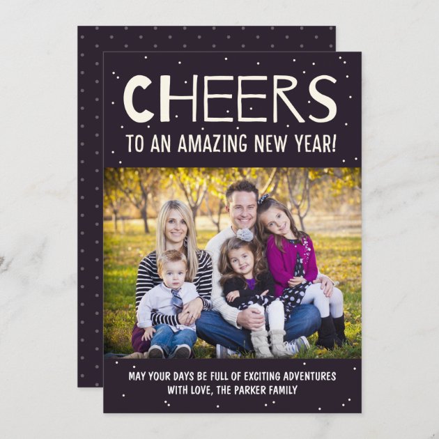 Amazing Year New Year Holiday Photo Cards