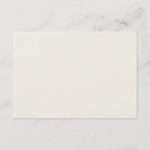 Cream Colored Accommodations Card