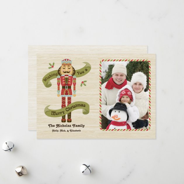 Nutcracker Christmas Photo Card