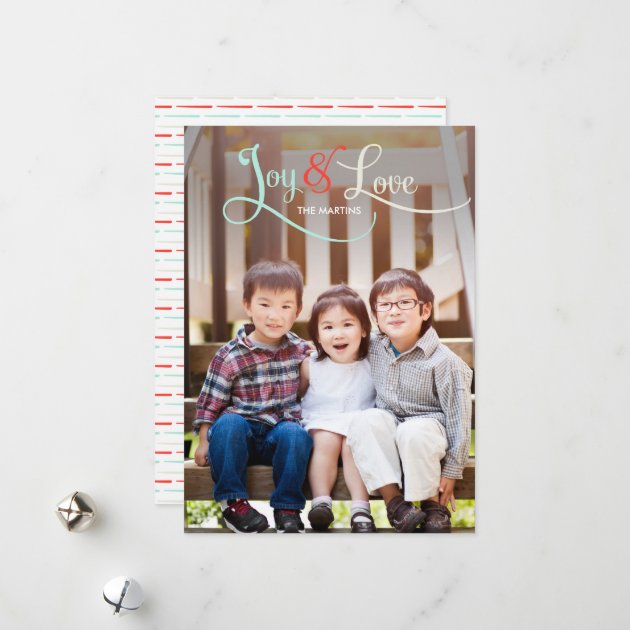 Joy & Love Holiday Photo Cards