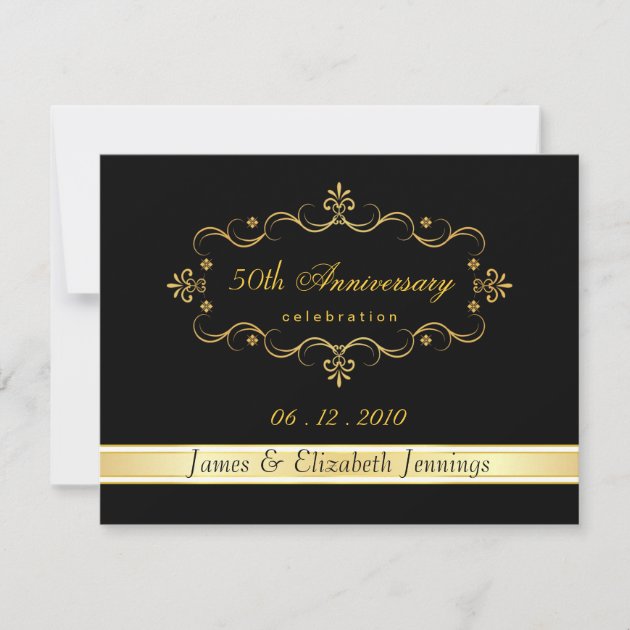 50th Anniversary Party - RSVP Reply Cards