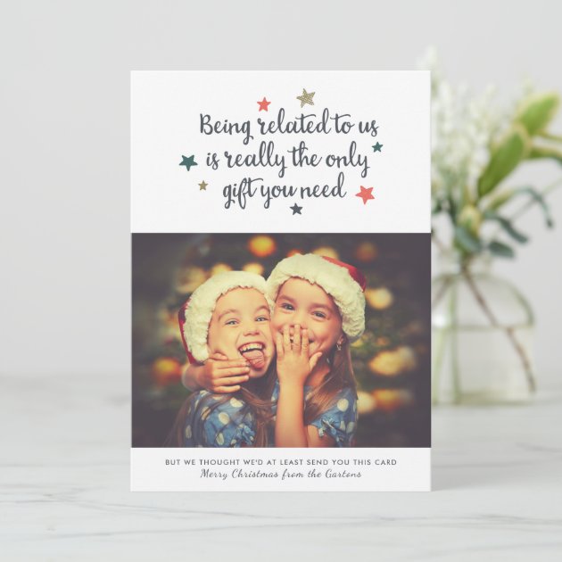 The Only Gift You Need | Holiday Photo Card