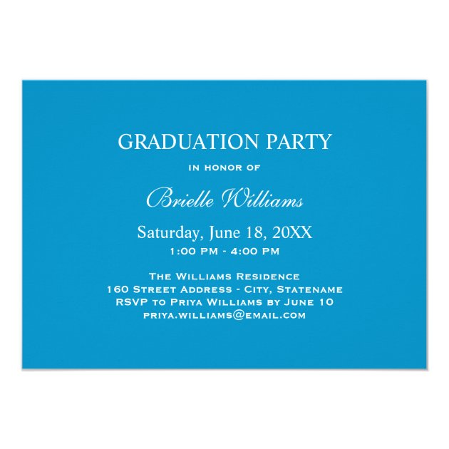 Graduation Party Invitation | Senior Photo Collage