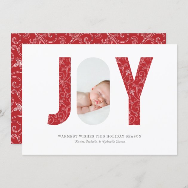 Joyful Elegance Photo Holiday Card