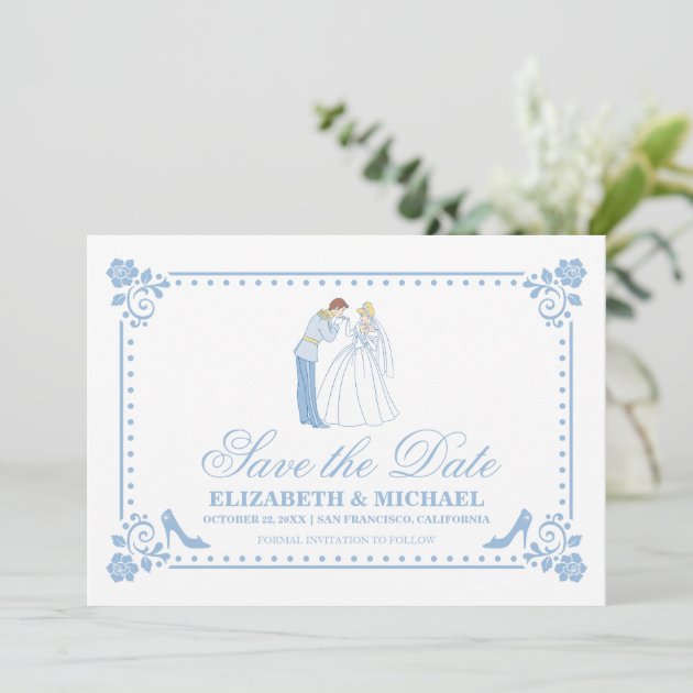 Cinderella Wedding | Classic Save The Date