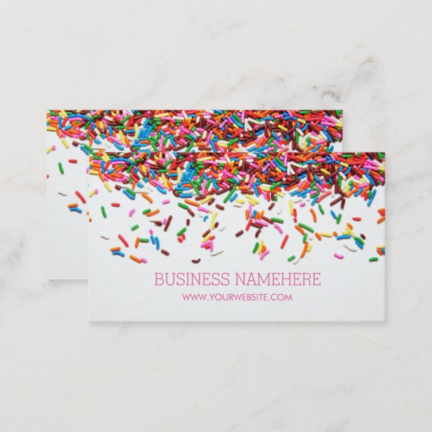 Sprinkles Business Cards (back side)