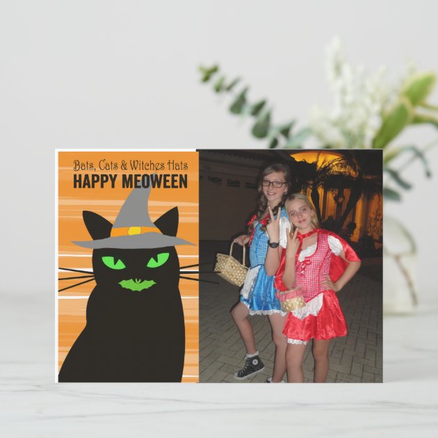 Meoween Halloween Photo Card