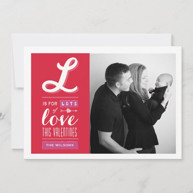 Lots of Love | Valentine's Day Photo Card