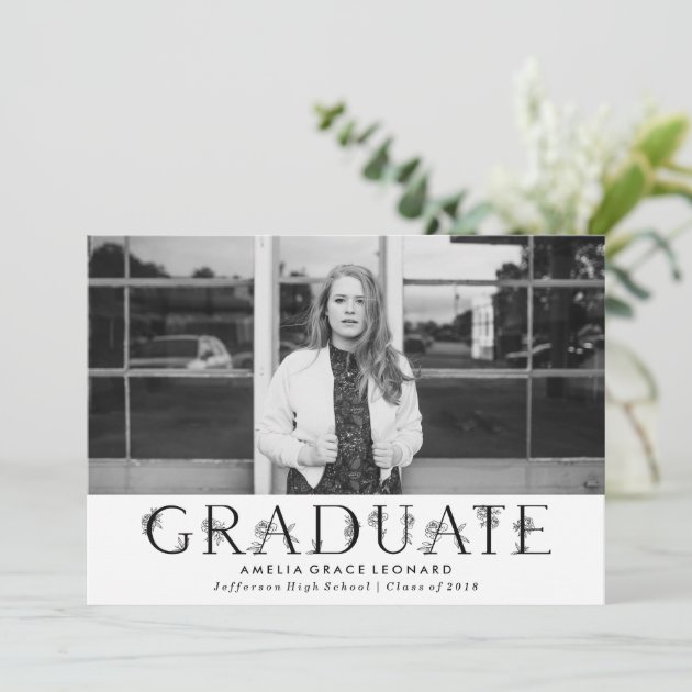 Botanical Garden | Graduation Announcement