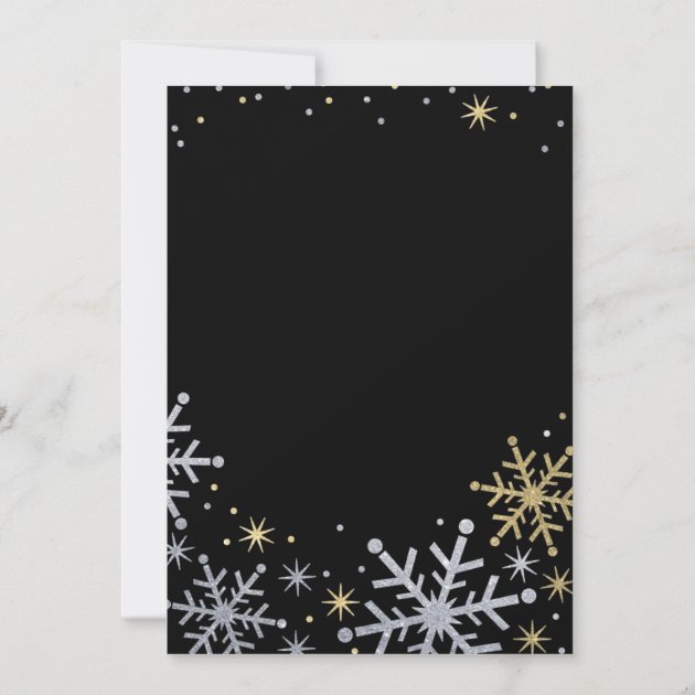 Happy New Year Photo Cards | Silver Gold Sparkle