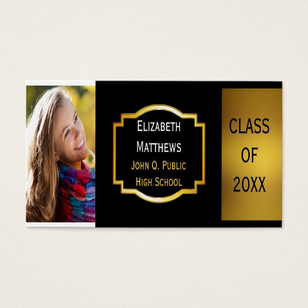 Graduation Emblem Class Photo Inserts Intro Card