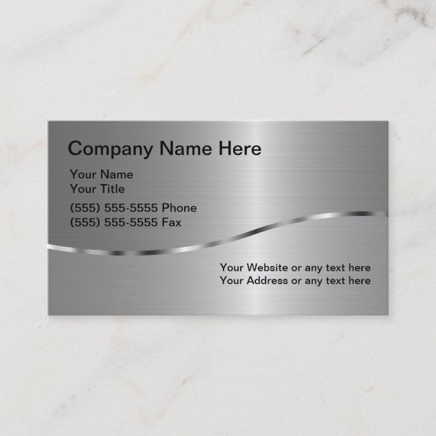 Welding Business Cards (front side)