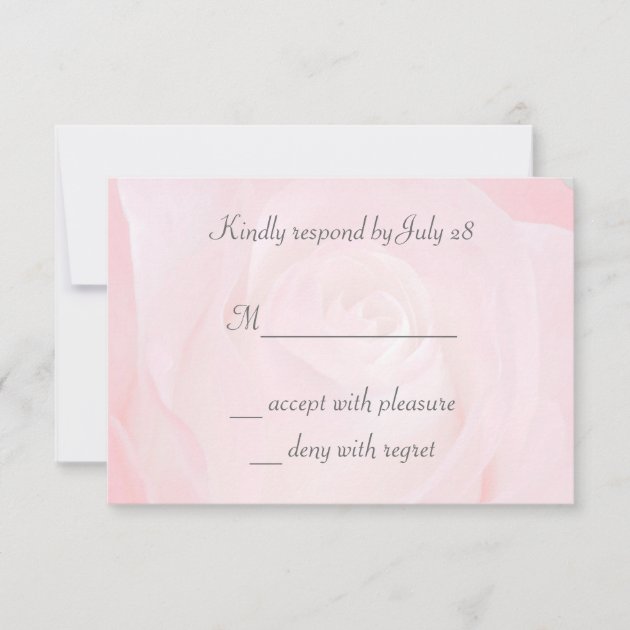 A Flower For My Love RSVP Cards