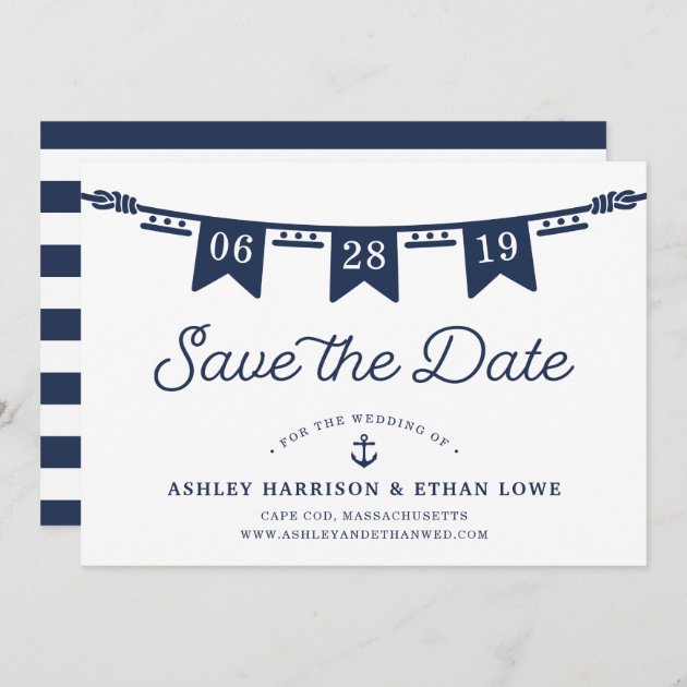 Maritime | Nautical Flags Save The Date