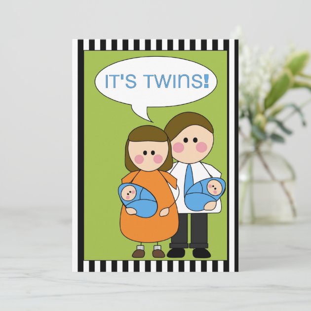 It's Twins! (boys) Announcement