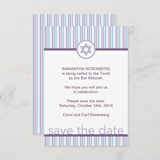 Light And Bright Bat Mitzvah Save The Date