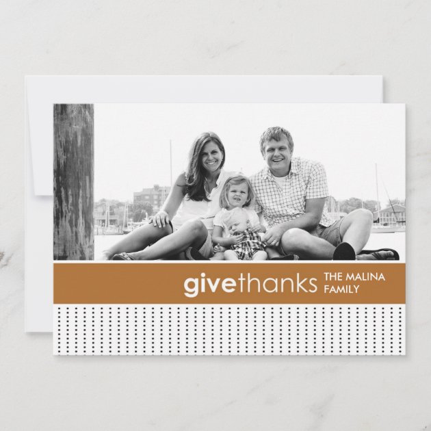 Thanksgiving Photo Card