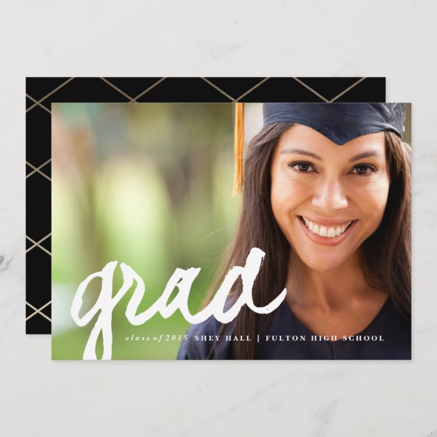 Casual Grad Script | Graduation Announcement