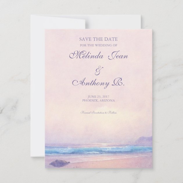 Summer Sea Save the Date 4.25 x 5.5