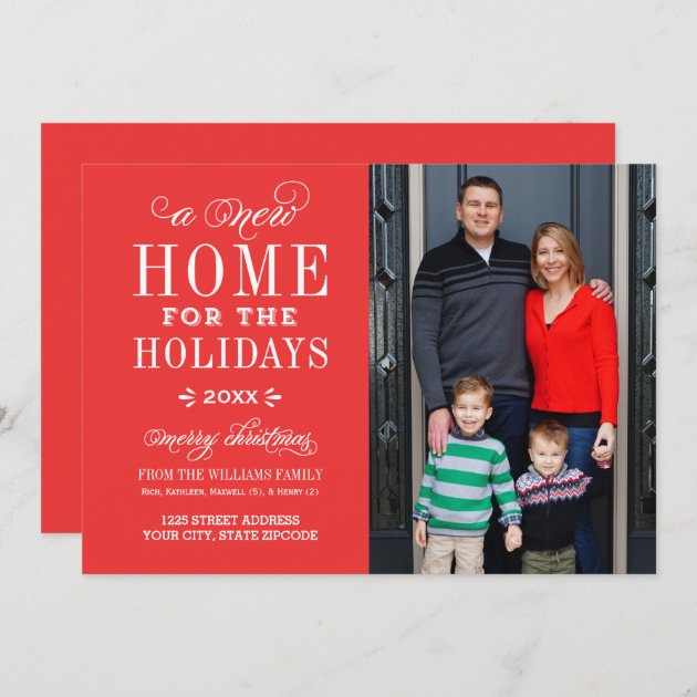 A New Home | Holiday Photo Card