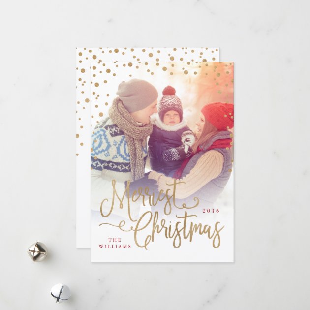 Merriest Christmas Photo Card