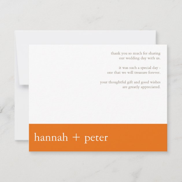 Persimmon Banner :: Thank You Card