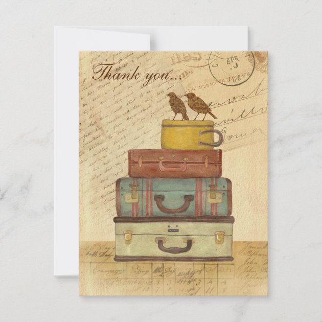 Ready To Fly Flat Thank You Card