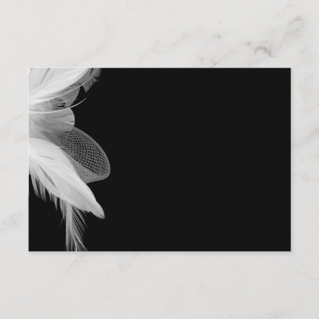 White Feathers 3.5x5 Enclosure Card 2