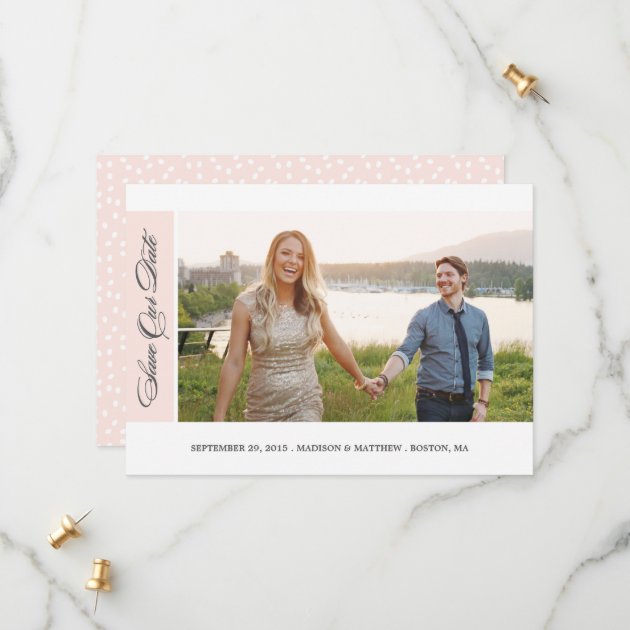 Classicly Chic | Save The Date Photo Card