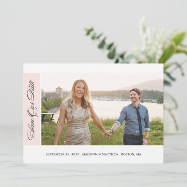 Classicly Chic | Save The Date Photo Card