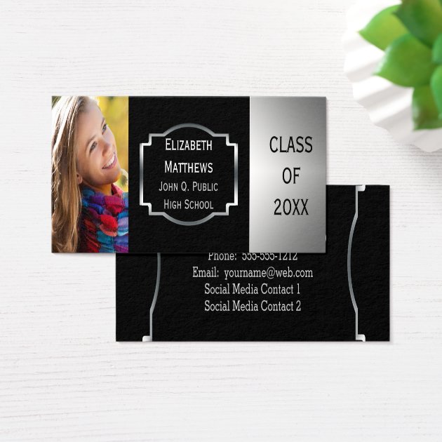 Graduation Emblem Class Photo Inserts Intro Card