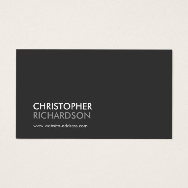 MODERN PROFESSIONAL No. 1 Business Card