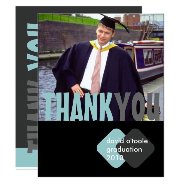 Graduation, Custom Thank You Cards, Flat Card