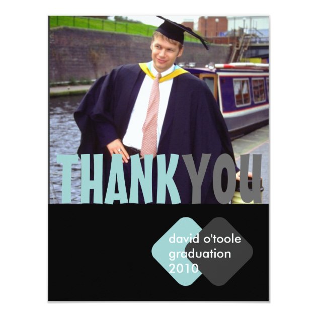 Graduation, Custom Thank You Cards, Flat Card