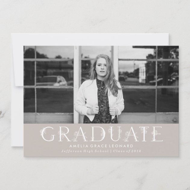 Botanical Garden | Graduation Announcement