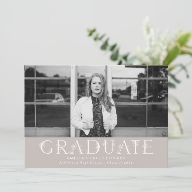 Botanical Garden | Graduation Announcement