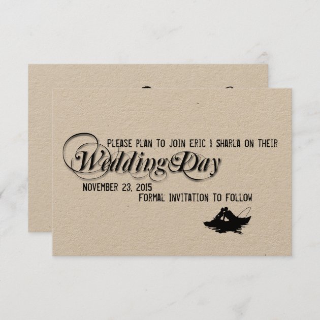 Fishing Lovers Great Catch Save The Date