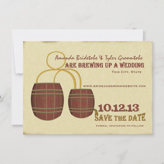 Beer Brewery Save the Date