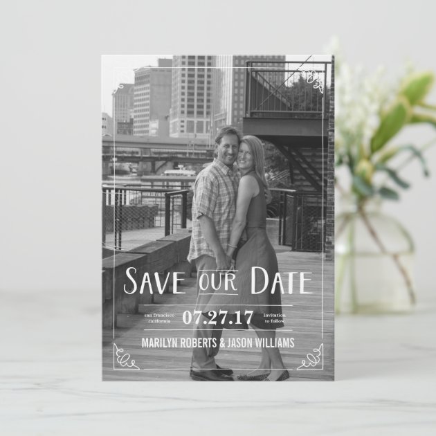 Save Our Date Wedding Invitation